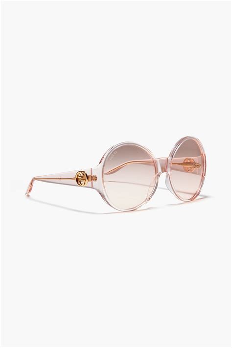 round-frame acetate sunglasses gucci|gucci vintage round sunglasses.